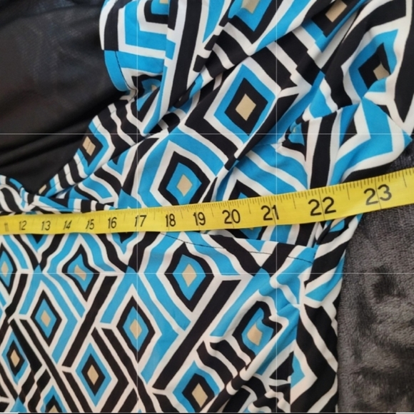 I.N.C. - INTERNATIONAL CONCEPTS MODERN MOD MAXI DRESS - Picture 7 of 7